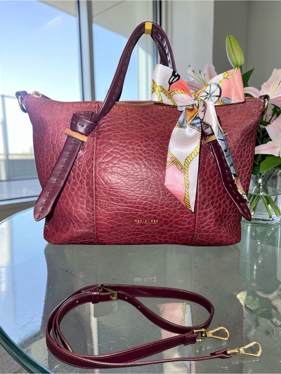 Ted Baker London Handbags - Ted Baker Olmia in OxBlood Crossbod Tote- Like New